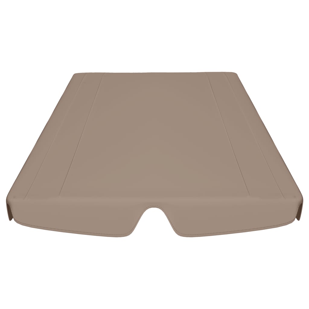 vidaXL Baldacchino per Dondolo Giardino Tortora 150/130x105/70 cm