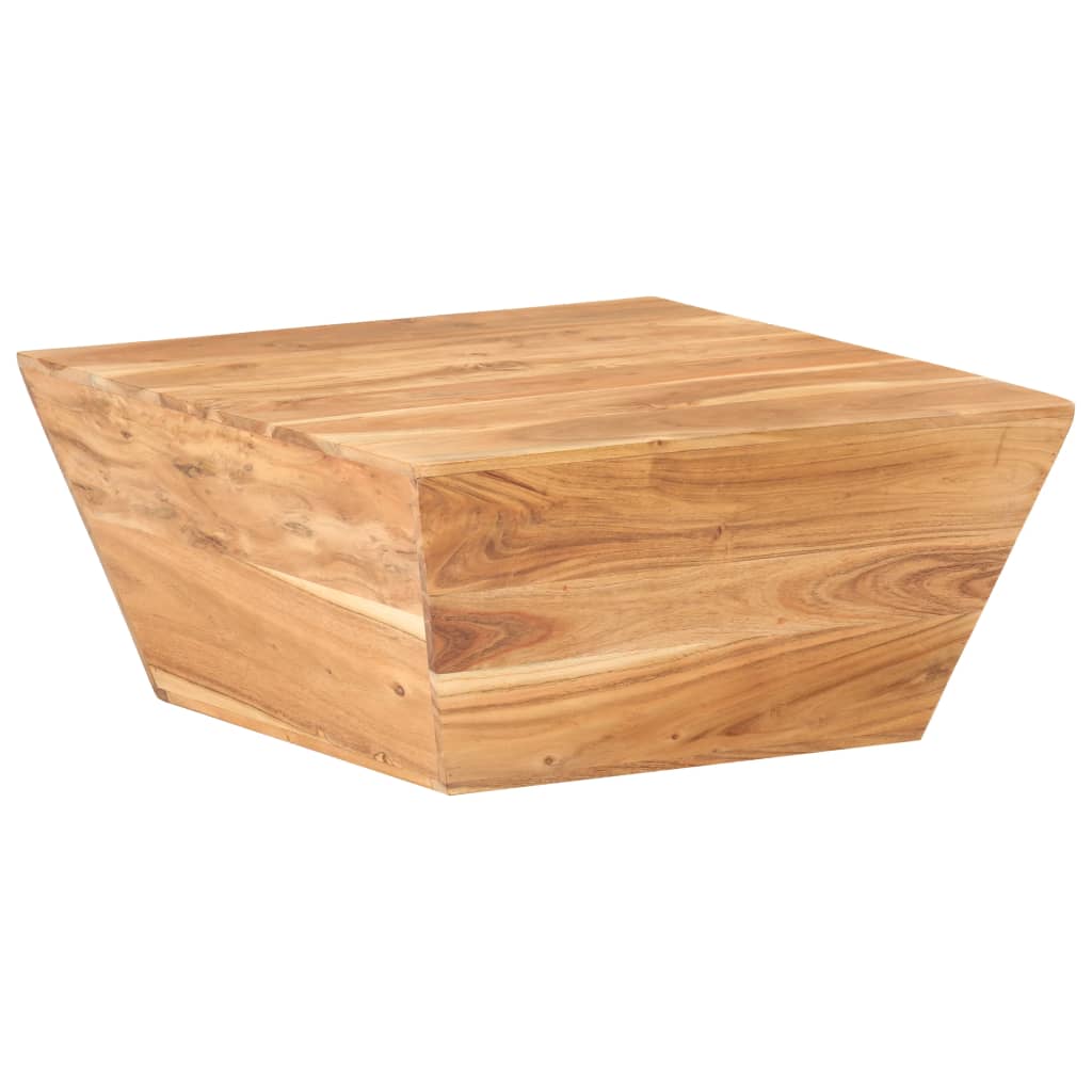 vidaXL Tavolino Salotto a Forma di V 66x66x30 cm Legno Massello Acacia