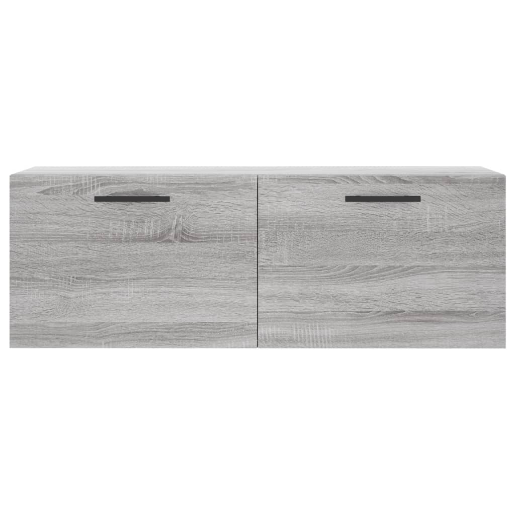 vidaXL Mobile a Parete Grigio Sonoma 100x36,5x35 cm Legno Multistrato