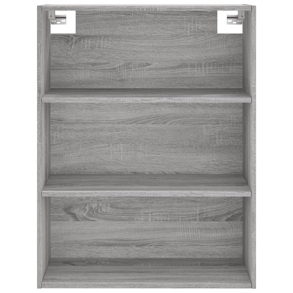 vidaXL Credenza Grigio Sonoma 69,5x34x180 cm in Legno Multistrato