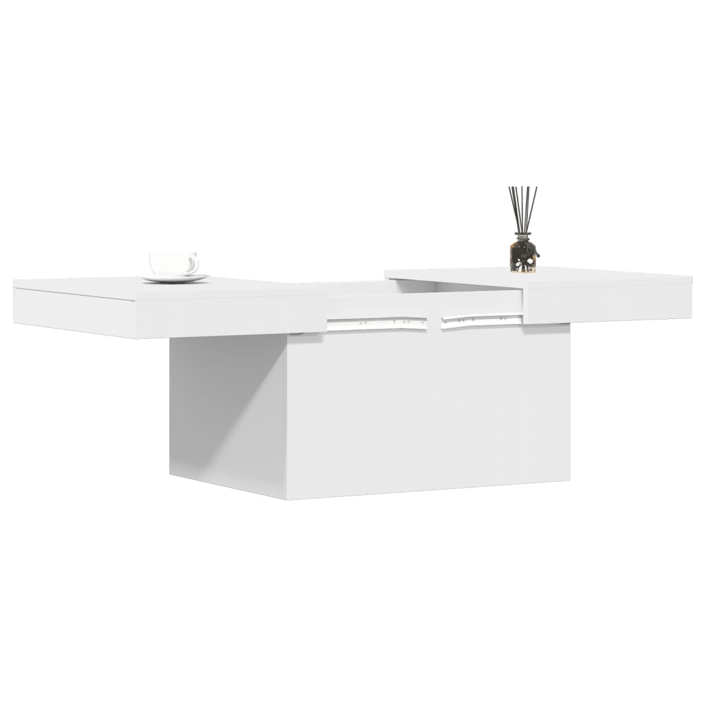 vidaXL Tavolino da Salotto Bianco 100x55x40 cm in Legno Multistrato