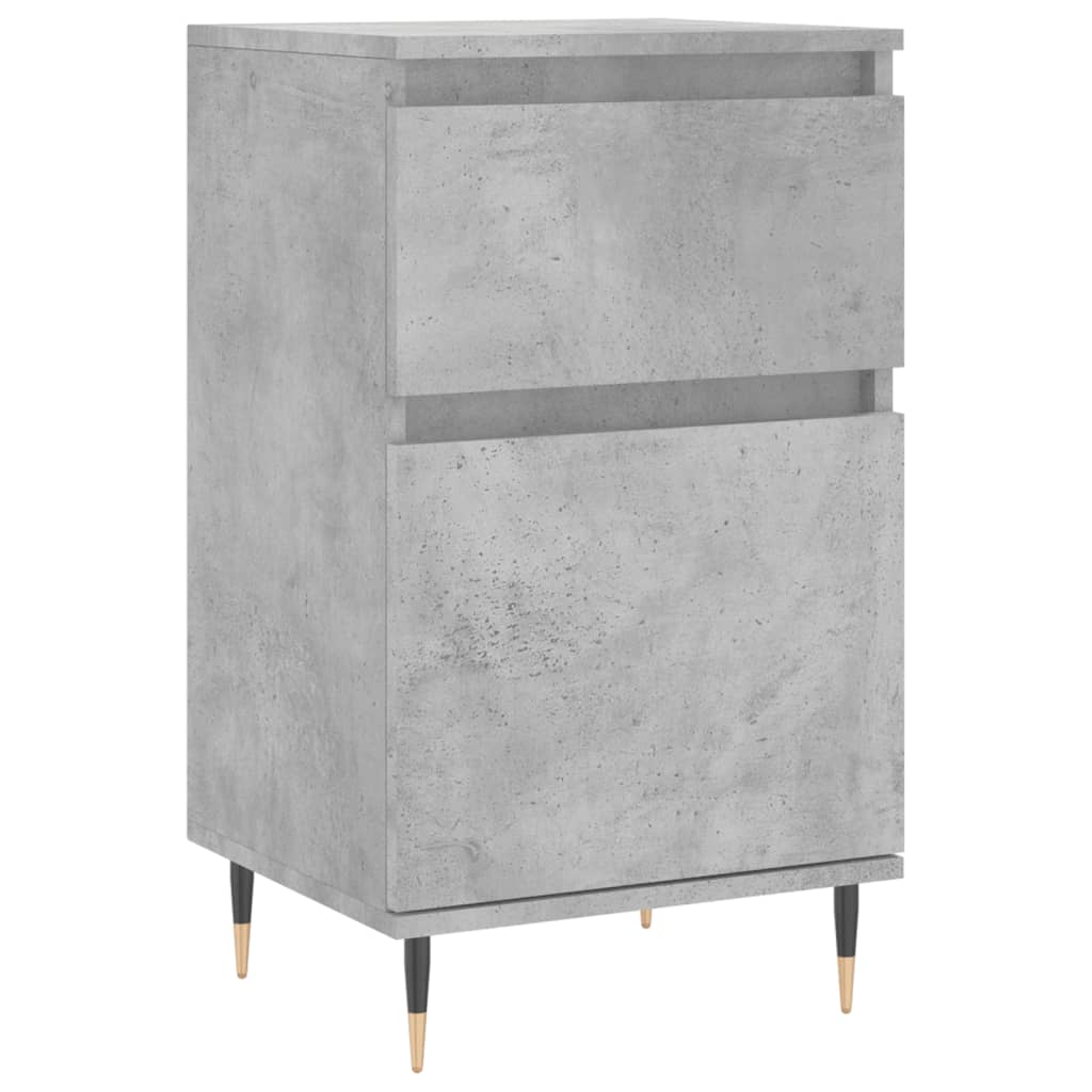 vidaXL Credenza Grigio Cemento 40x35x70 cm in Legno Multistrato