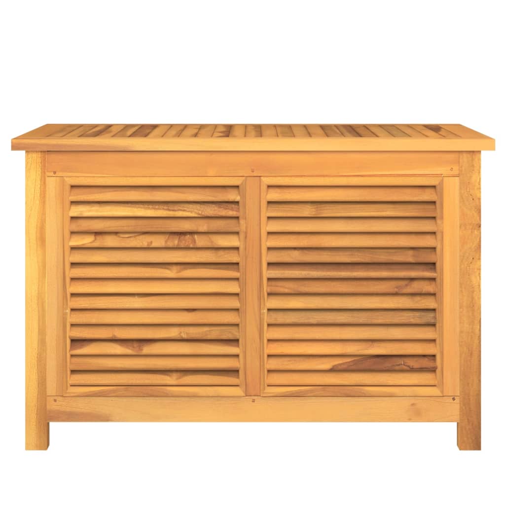 vidaXL Contenitore Giardino con Borsa 90x50x58cm Legno Massello Teak