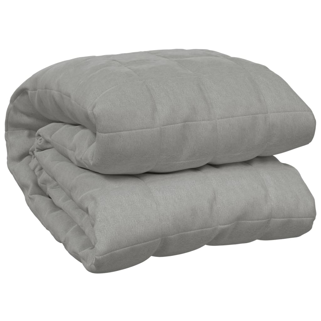 vidaXL Coperta Ponderata Grigia 122x183 cm 5 kg in Tessuto