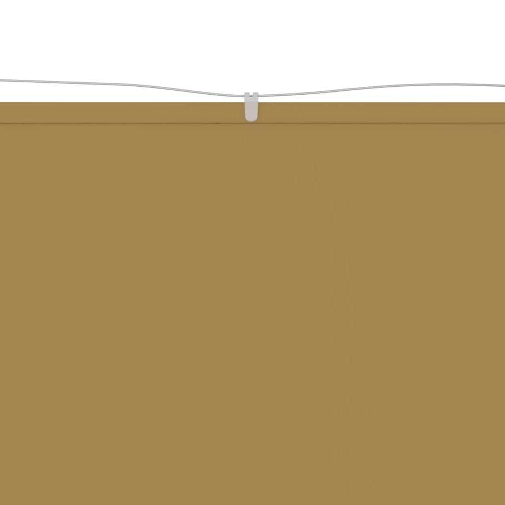 vidaXL Paravento Verticale Beige 100x420 cm in Tessuto Oxford