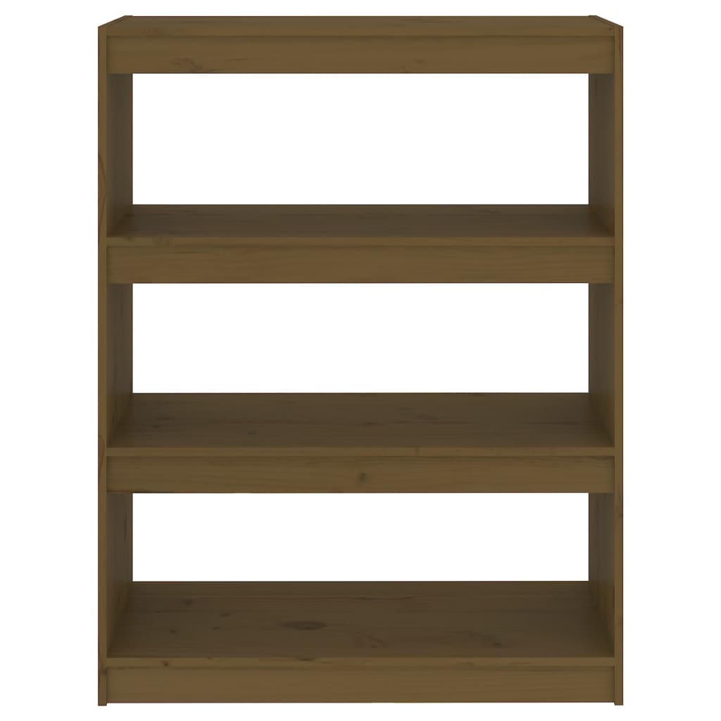 vidaXL Libreria/Divisorio Marrone 80x30x103,5cm Legno Massello di Pino