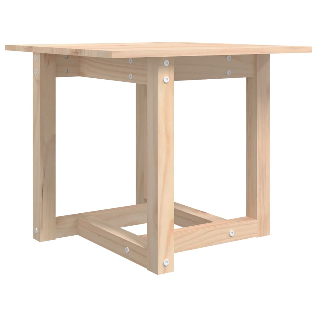 vidaXL Tavolino da Salotto 50x50x45 cm Legno Massello di Pino