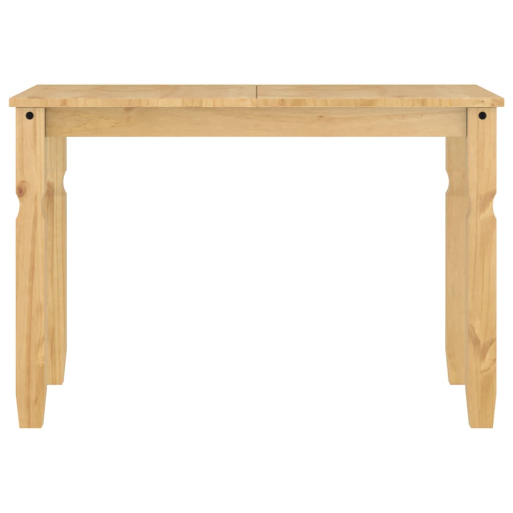 vidaXL Tavolo da Pranzo Corona 112x60x75 cm in Legno Massello di Pino