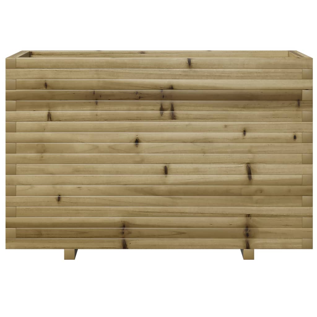 vidaXL Fioriera da Giardino 110x40x72,5 cm in Legno di Pino Impregnato