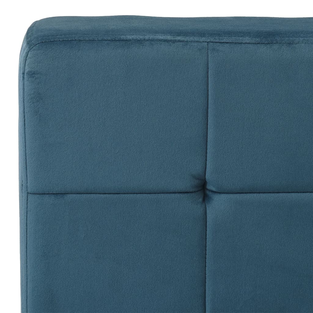 vidaXL Sedia Relax 65x79x87 cm Blu in Velluto