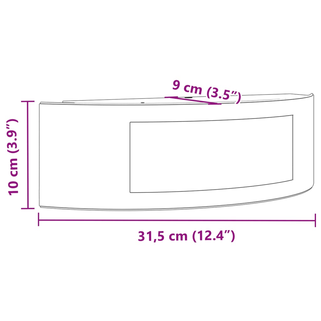 vidaXL Applique da Esterno 2 pz Argento in Acciaio Inossidabile