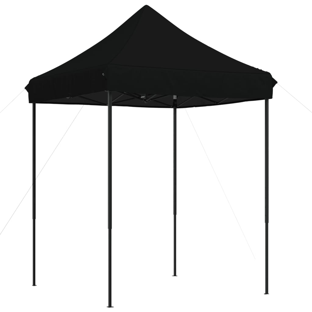 vidaXL Tenda da Festa Pieghevole Pop-Up Nero 200x200x306 cm