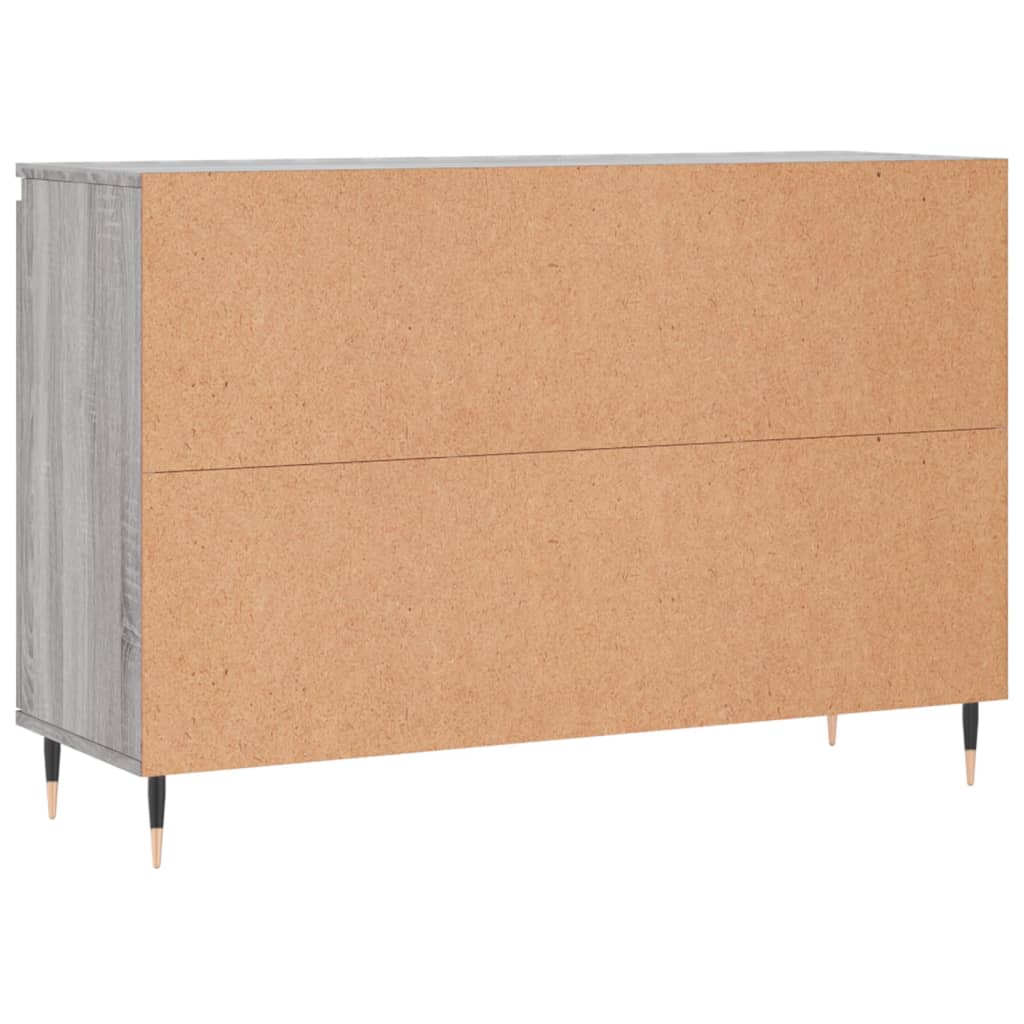 vidaXL Credenza Grigio Sonoma 104x35x70 cm in Legno Multistrato