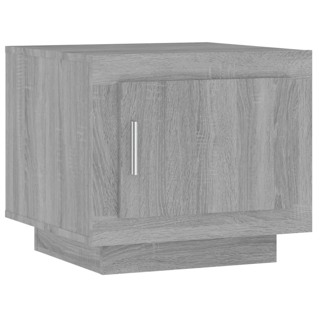 vidaXL Tavolino da Salotto Grigio Sonoma 51x50x45cm Legno Multistrato