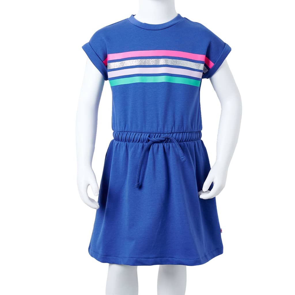 Abito per Bambini con Coulisse Blu Cobalto 104