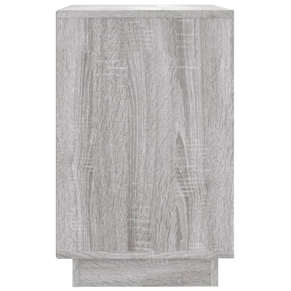 vidaXL Credenza Grigio Sonoma 102x35x60 cm in Legno Multistrato