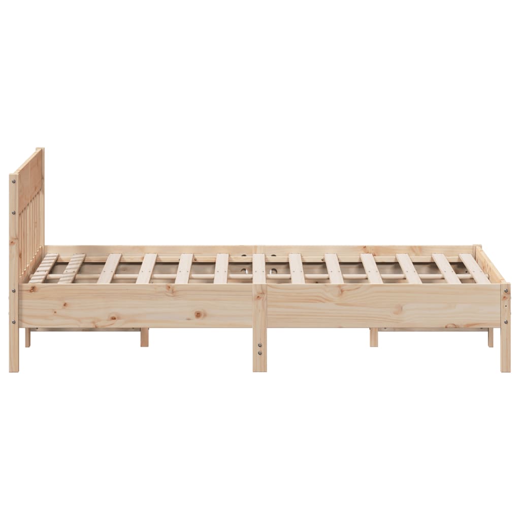 vidaXL Letto senza Materasso 120x190 cm in Legno Massello di Pino