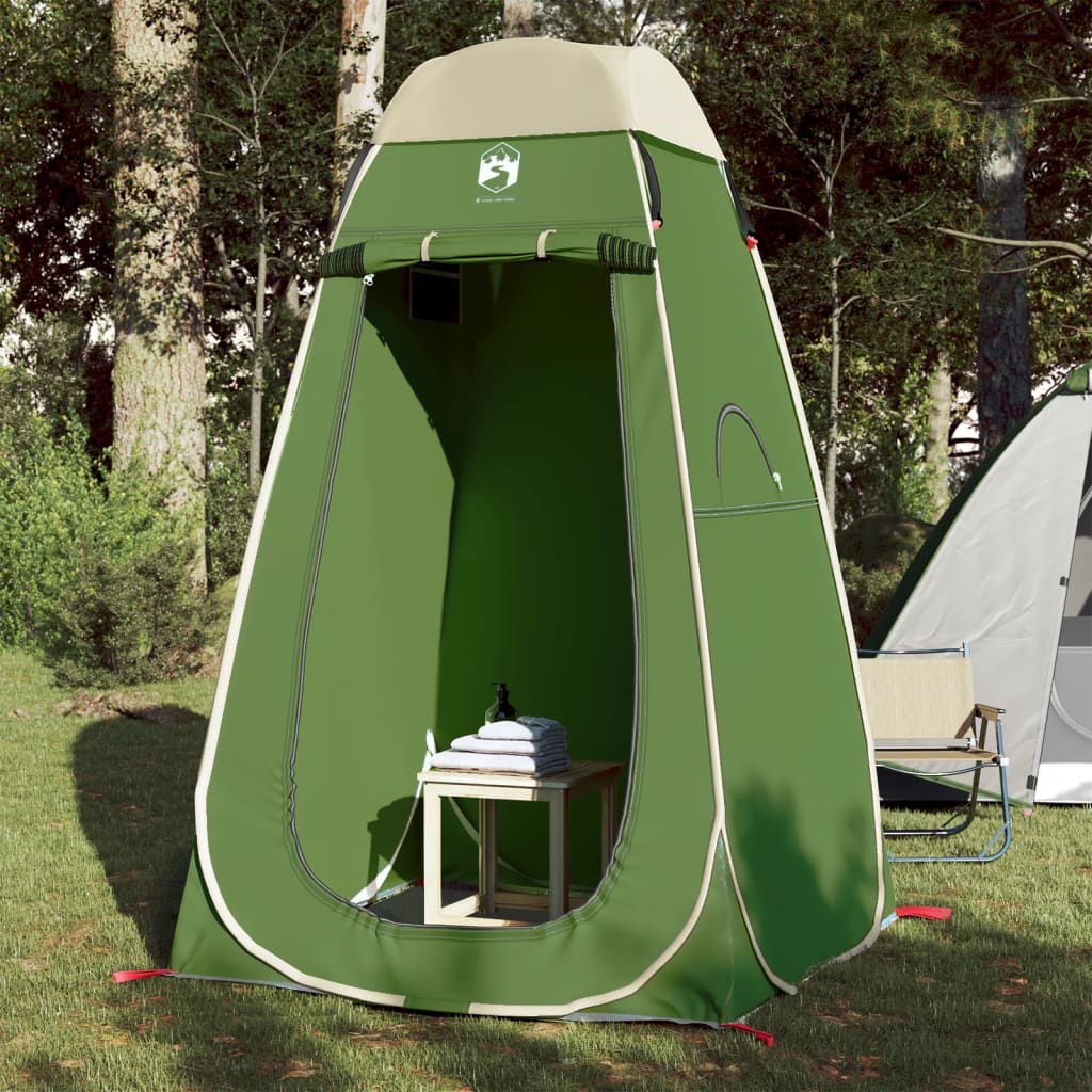 vidaXL Tenda Privacy Pop-Up Verde Impermeabile