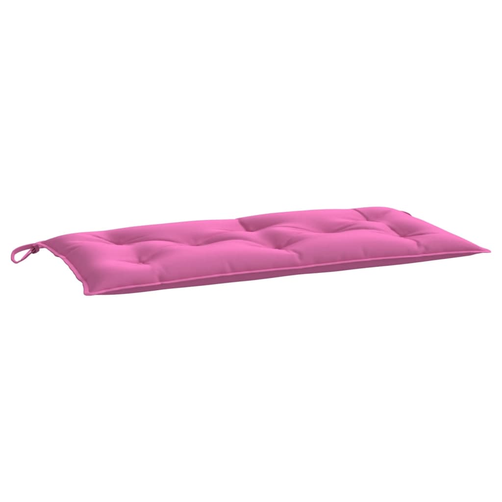 vidaXL Cuscini per Panca da Giardino 2 pz Rosa 100x50x7 cm in Tessuto