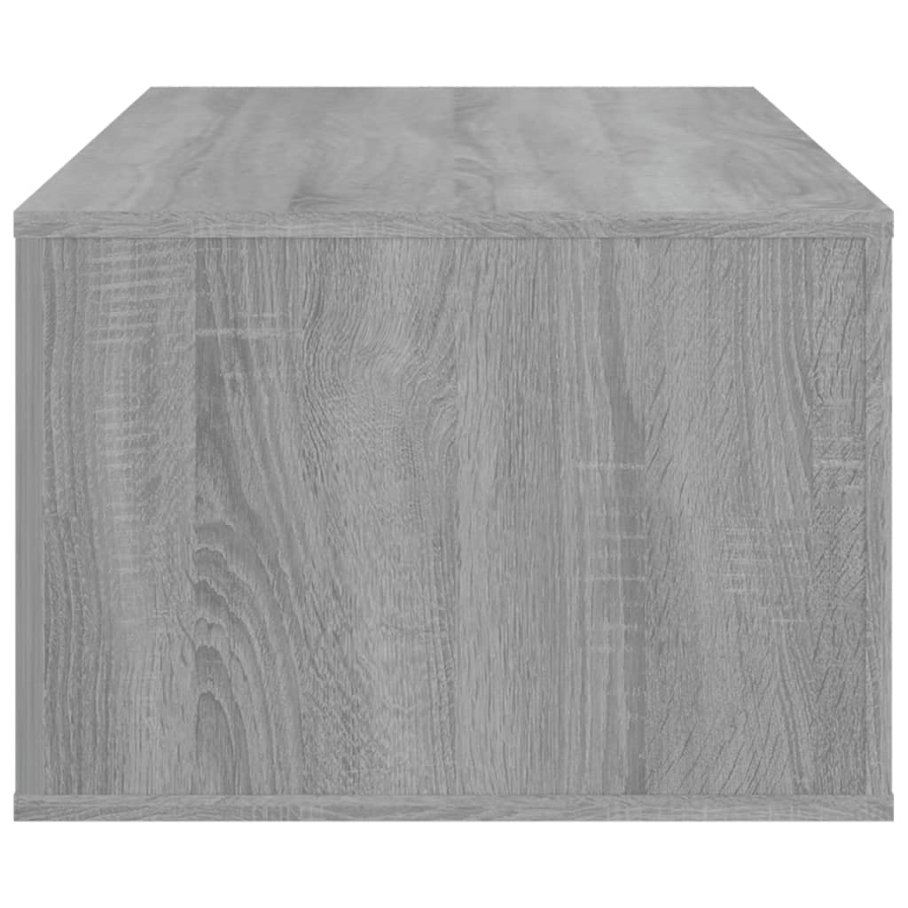 vidaXL Tavolino Salotto Grigio Sonoma 100x50,5x35 cm Legno Multistrato