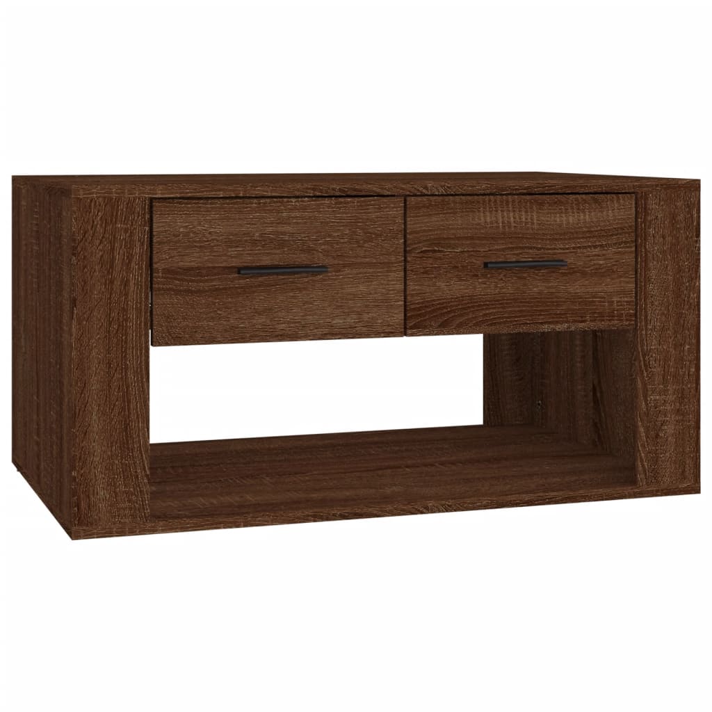 vidaXL Tavolino Salotto Rovere Marrone 80x50x40 cm Legno Multistrato