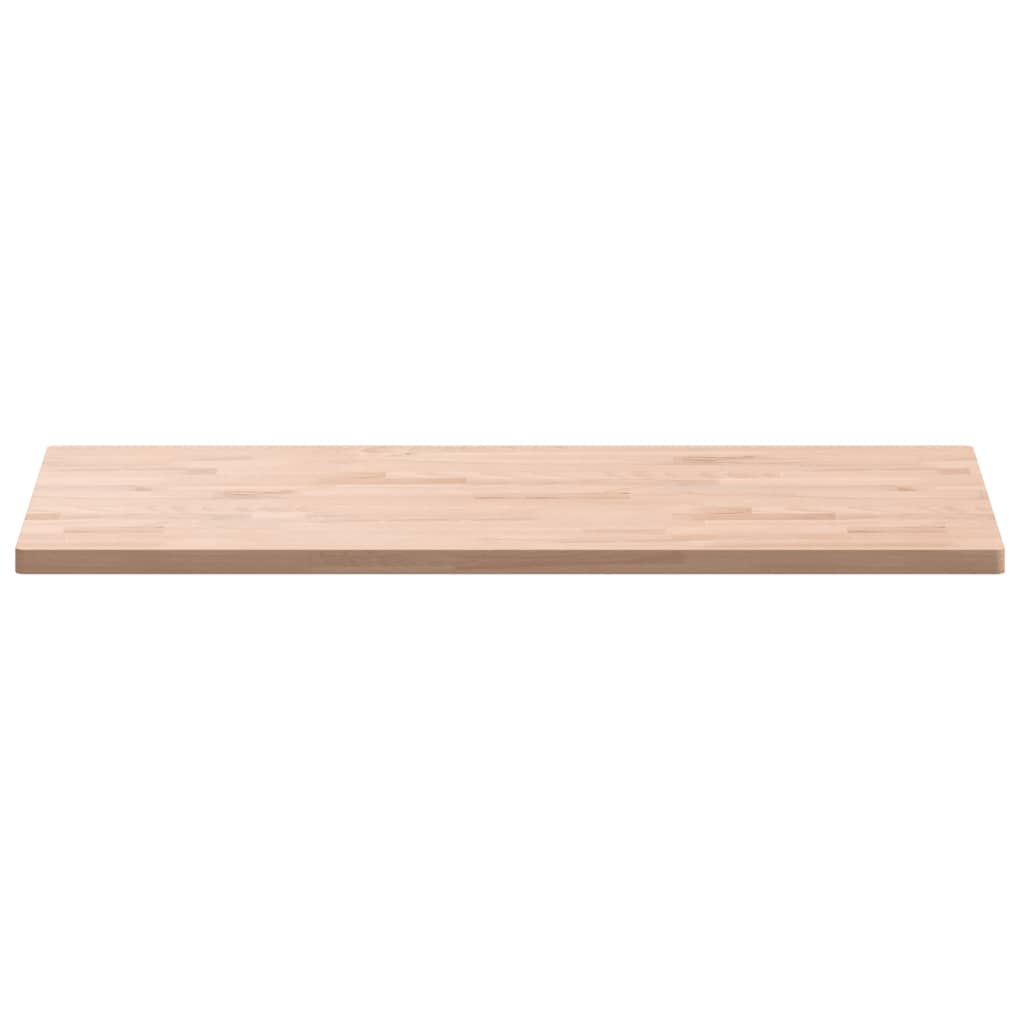 vidaXL Piano Tavolo 100x50x2,5cm Rettangolare Legno Massello di Faggio