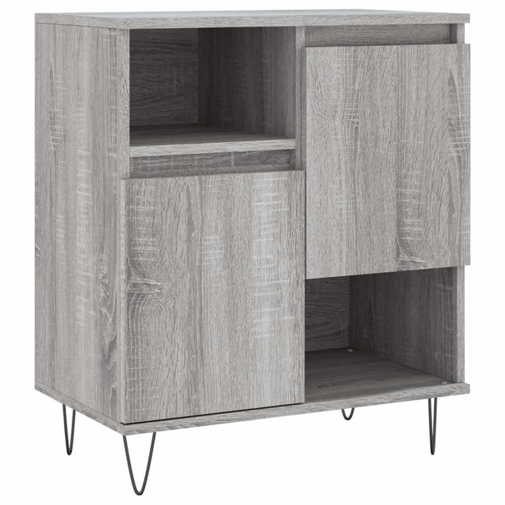 vidaXL Credenza Grigio Sonoma 60x35x70 cm in Legno Multistrato