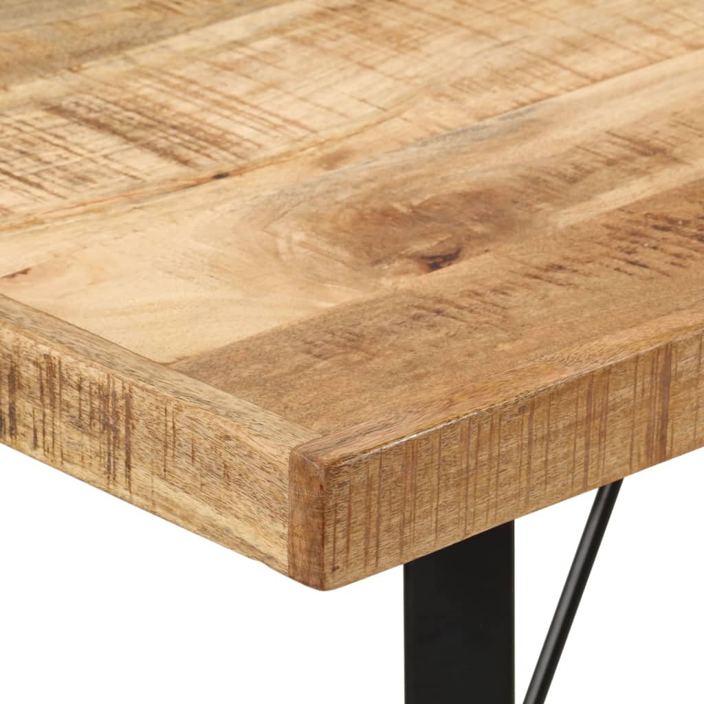 vidaXL Tavolino da Bar 110x55x107 cm Legno Massello di Mango e Ferro