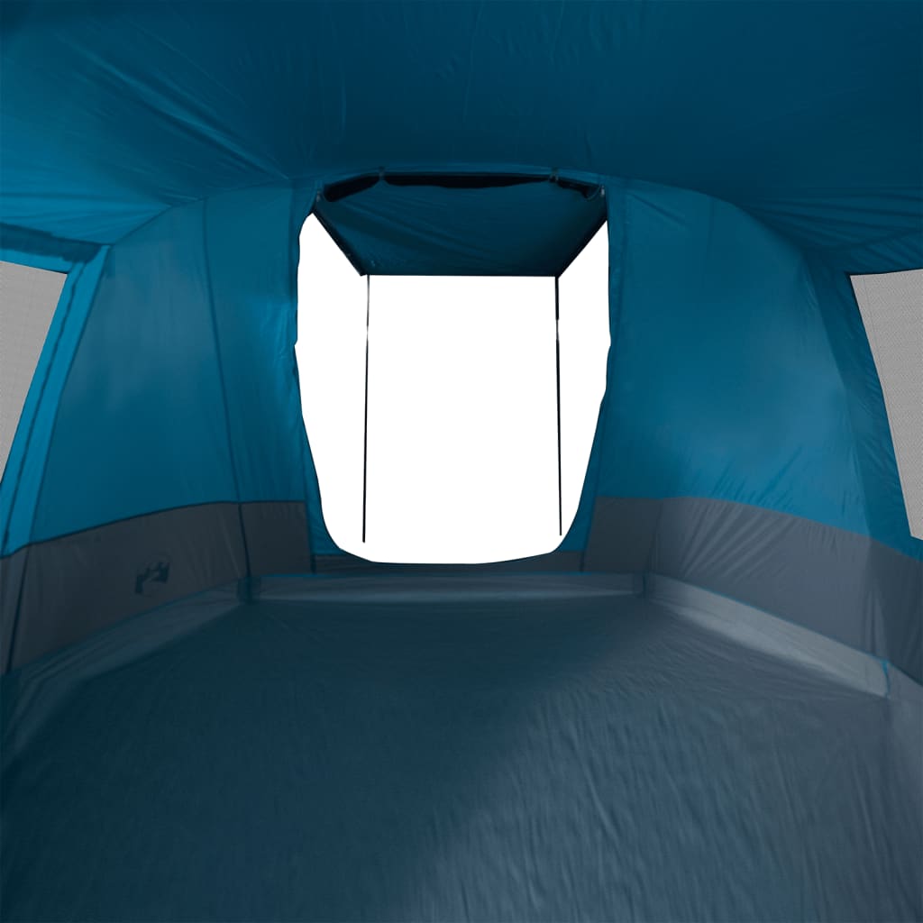 vidaXL Tenda da Campeggio a Tunnel per 4 Persone Blu Impermeabile