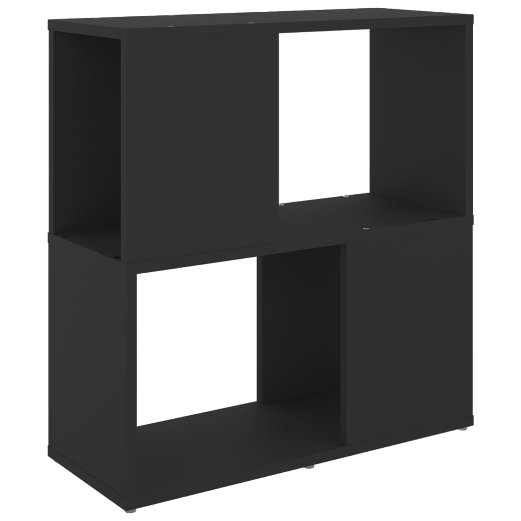 vidaXL Libreria Nera 60x24x63 cm in Truciolato