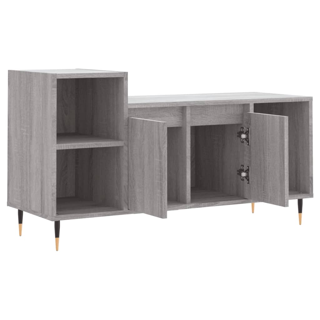 vidaXL Mobile TV Grigio Sonoma 100x35x55 cm in Legno Multistrato