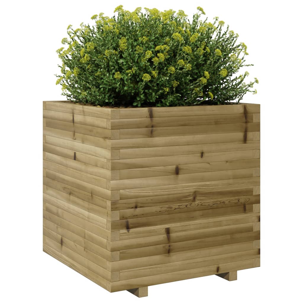 vidaXL Fioriera da Giardino 70x70x72,5 cm in Legno di Pino Impregnato