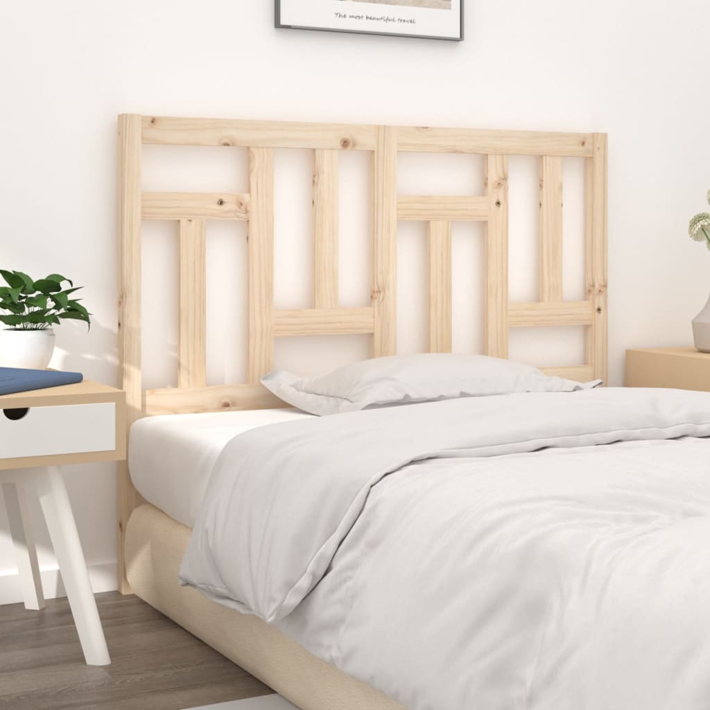 vidaXL Testiera Letto 125,5x4x100 cm in Legno Massello di Pino