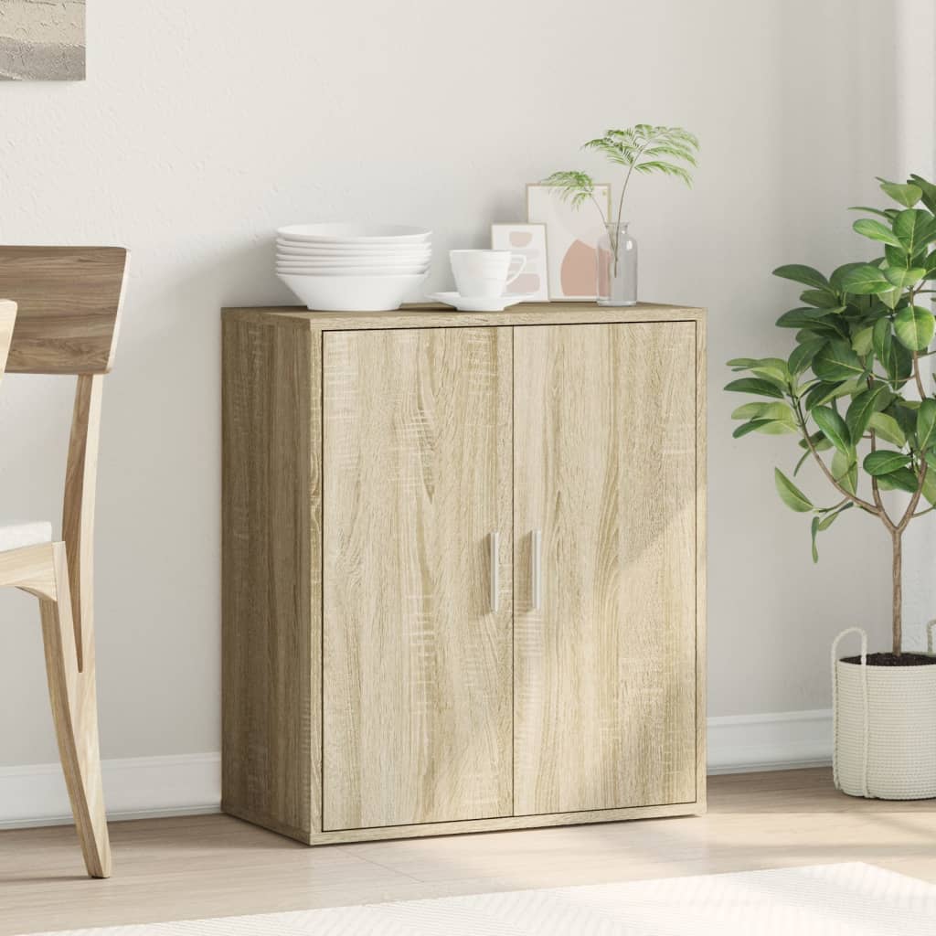 vidaXL Credenza Rovere Sonoma 79x38x80 cm in Legno Multistrato