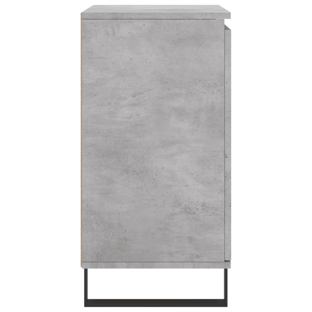 vidaXL Credenza Grigio Cemento 60x35x70 cm in Legno Multistrato