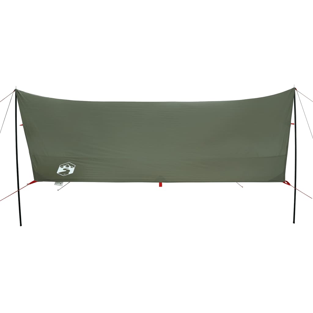 vidaXL Telone da Campeggio Verde Oliva 438x376x212 cm Impermeabile