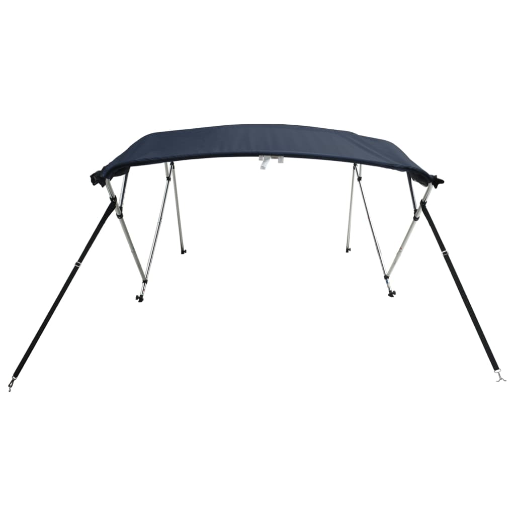 vidaXL Bimini Prua con Pareti Laterali Rete 4Archi 243x(200-213)x137cm