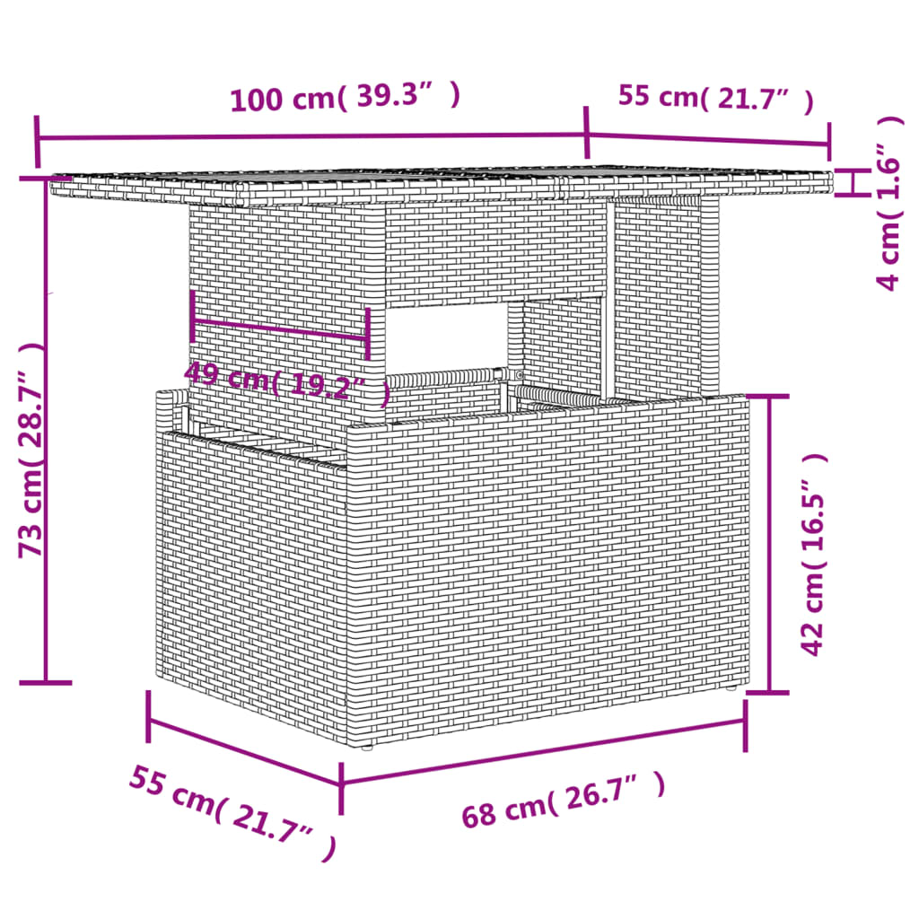 vidaXL Set Divano da Giardino 6pz con Cuscini Grigio Chiaro Polyrattan