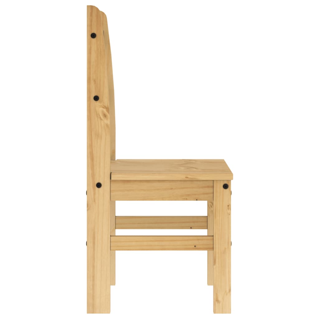 vidaXL Sedie da Pranzo 2 pz 40x46x99 cm Legno Massello di Pino