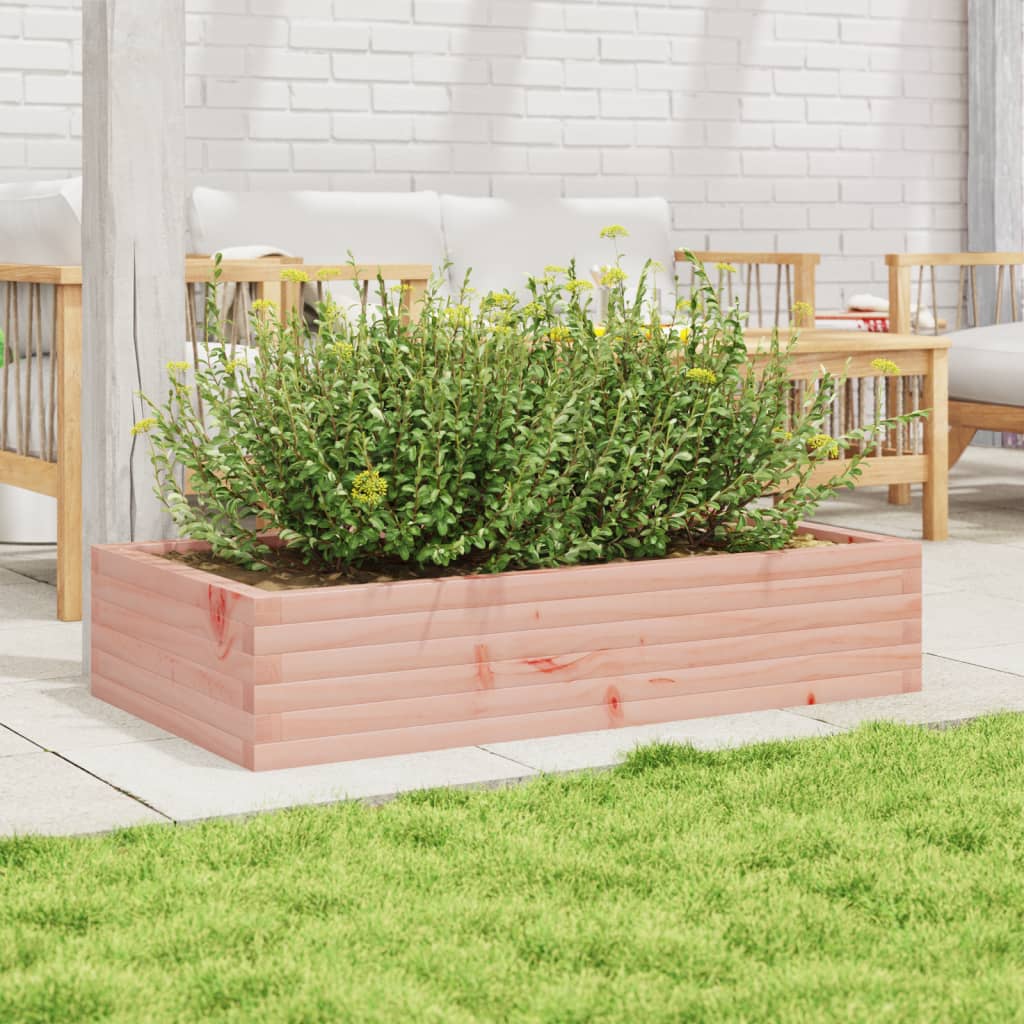 vidaXL Fioriera da Giardino 110x60x23 cm in Legno Massello di Douglas