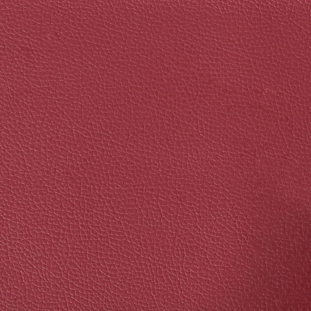 vidaXL Poltrona Rosso Vino 60 cm in Similpelle