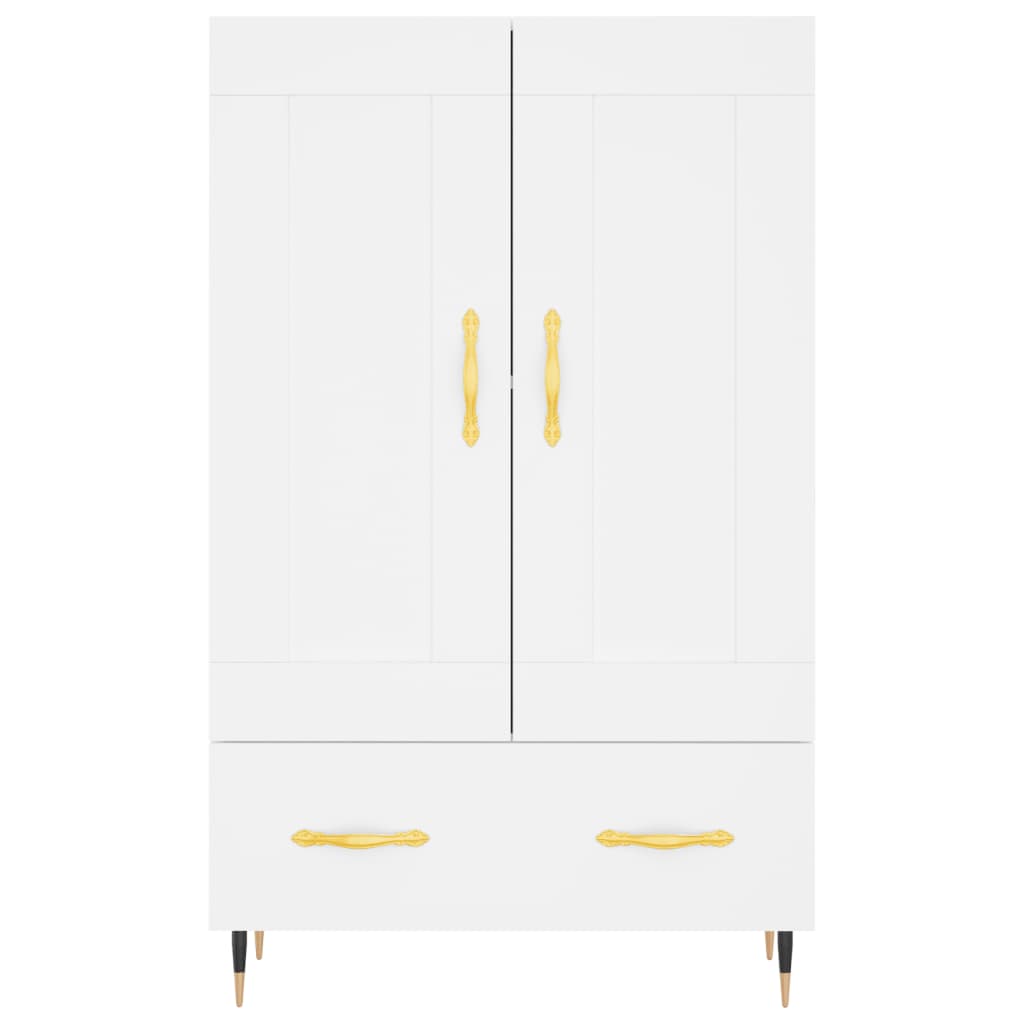 vidaXL Credenza Bianca 69,5x31x115 cm in Legno Multistrato