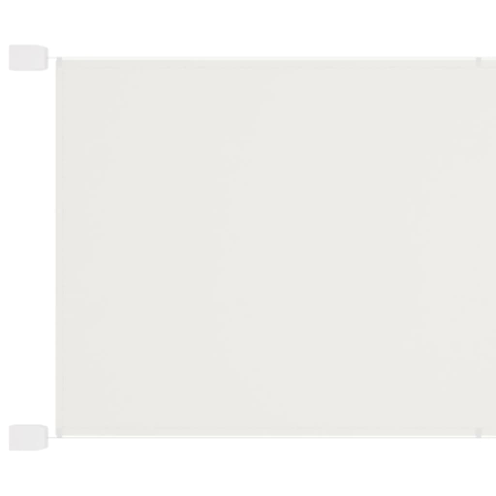 vidaXL Paravento Verticale Bianco 180x1200 cm Tessuto Oxford