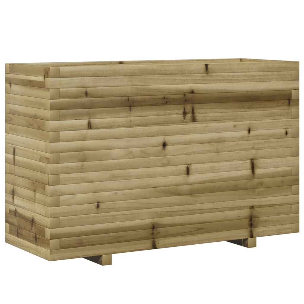 vidaXL Fioriera da Giardino 110x40x72,5 cm in Legno di Pino Impregnato