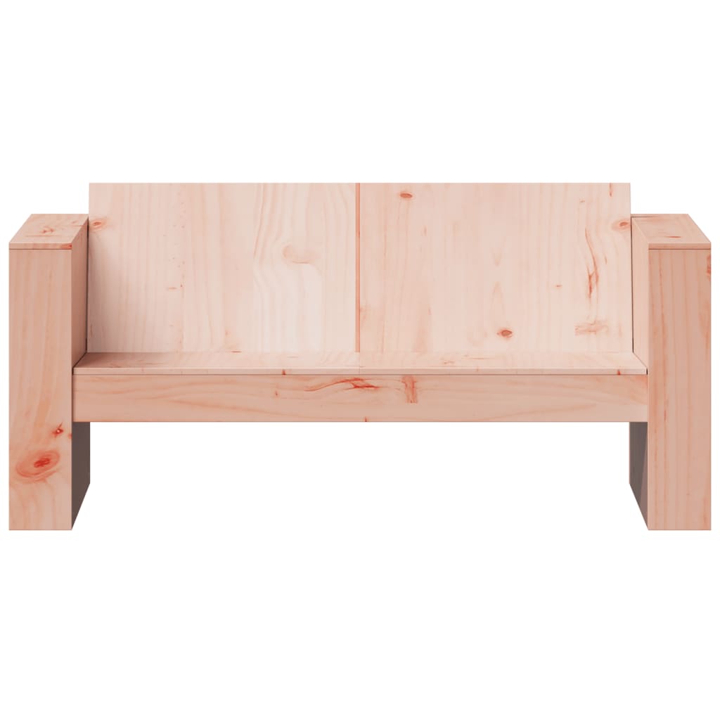 vidaXL Divano da Giardino 2 Posti 134x60x62 cm Legno Massello Douglas