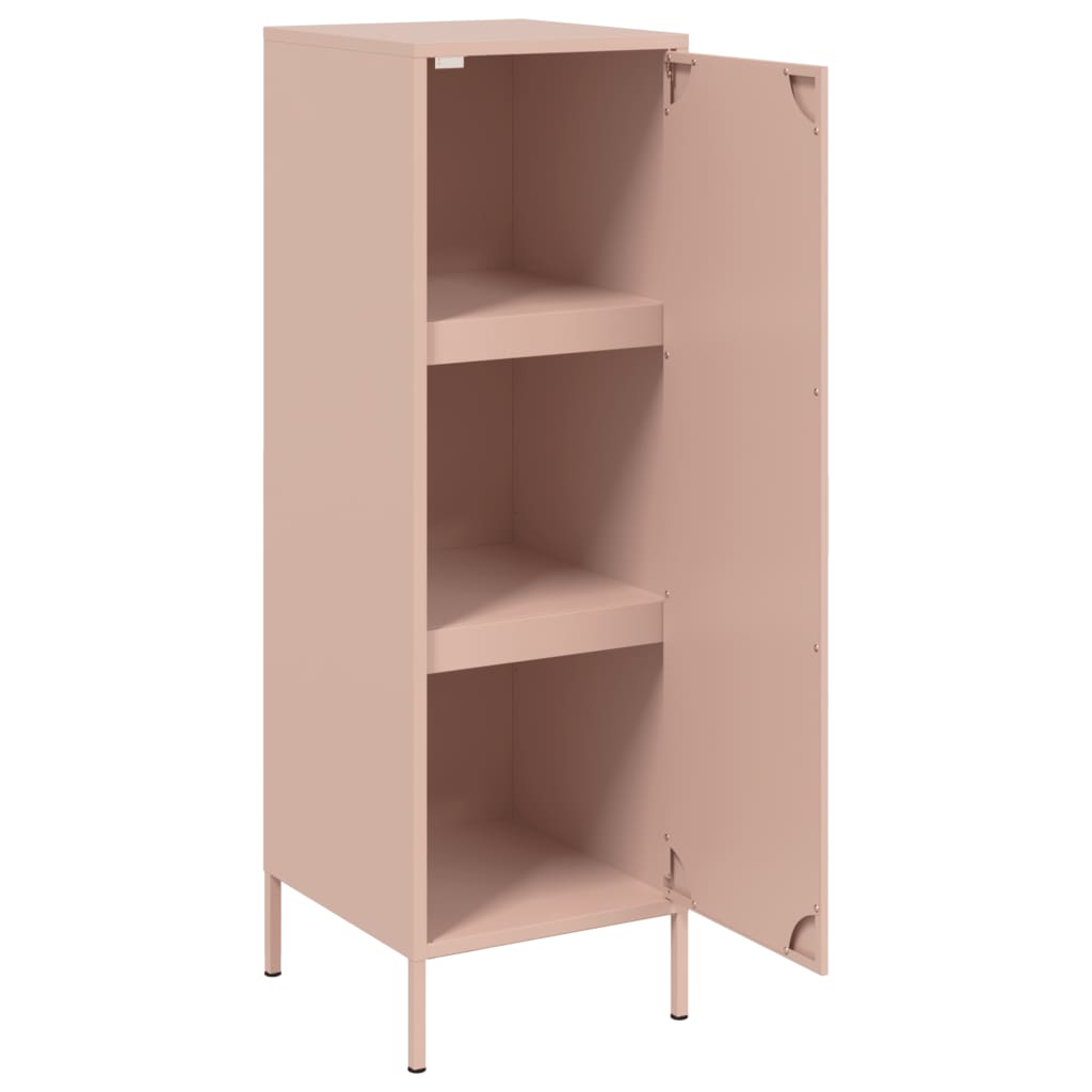 vidaXL Credenza Rosa 36x39x113 cm in Acciaio