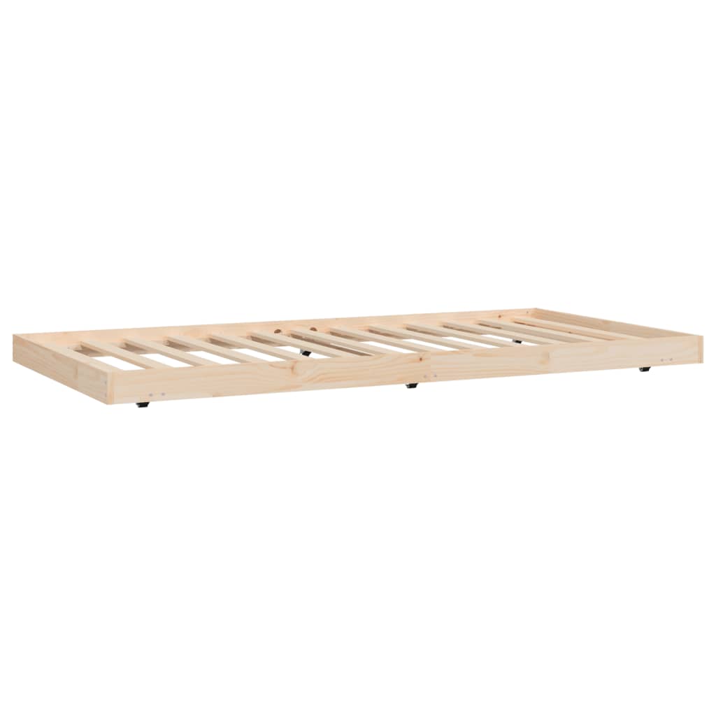 vidaXL Giroletto senza Materasso 90x200 cm in Legno Massello di Pino