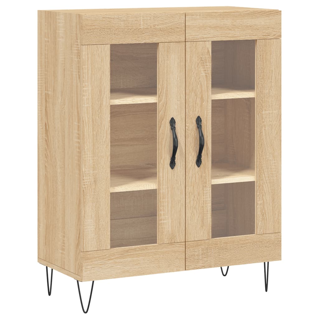 vidaXL Credenza Rovere Sonoma 69,5x34x180 cm in Legno Multistrato