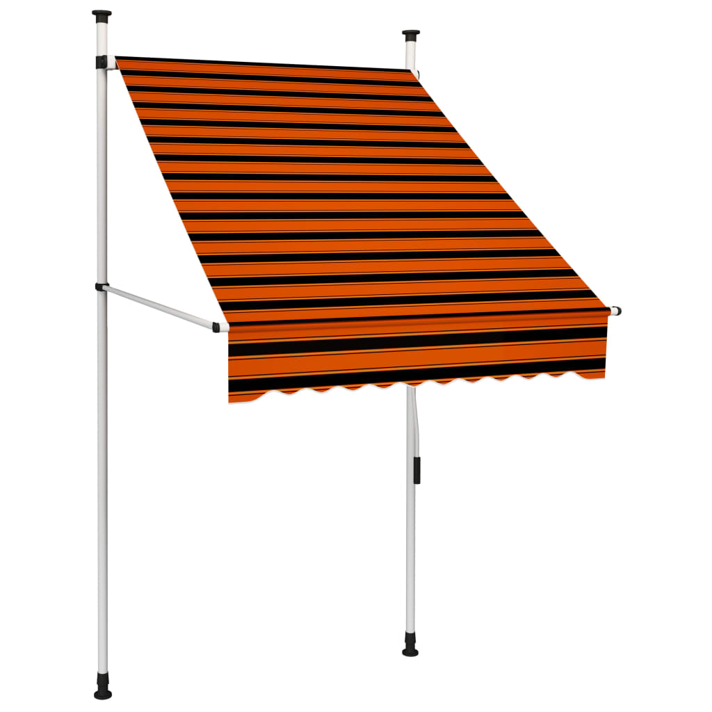 vidaXL Tenda da Sole Retrattile Crema 150x150 cm in Tessuto e Acciaio