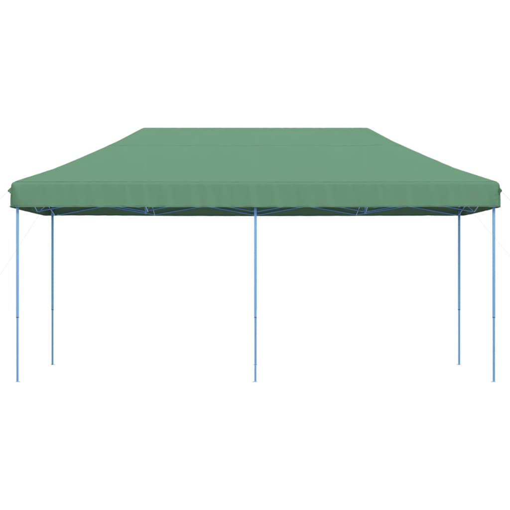 vidaXL Tenda da Festa Pieghevole Pop-Up Verde 580x292x315 cm